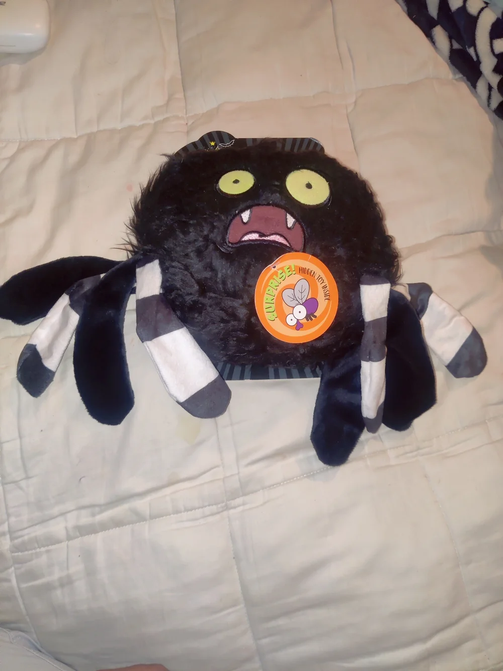 OMG! Surprise Spooks 2-in-1 Halloween Spider Dog Toy - New See Pics!!